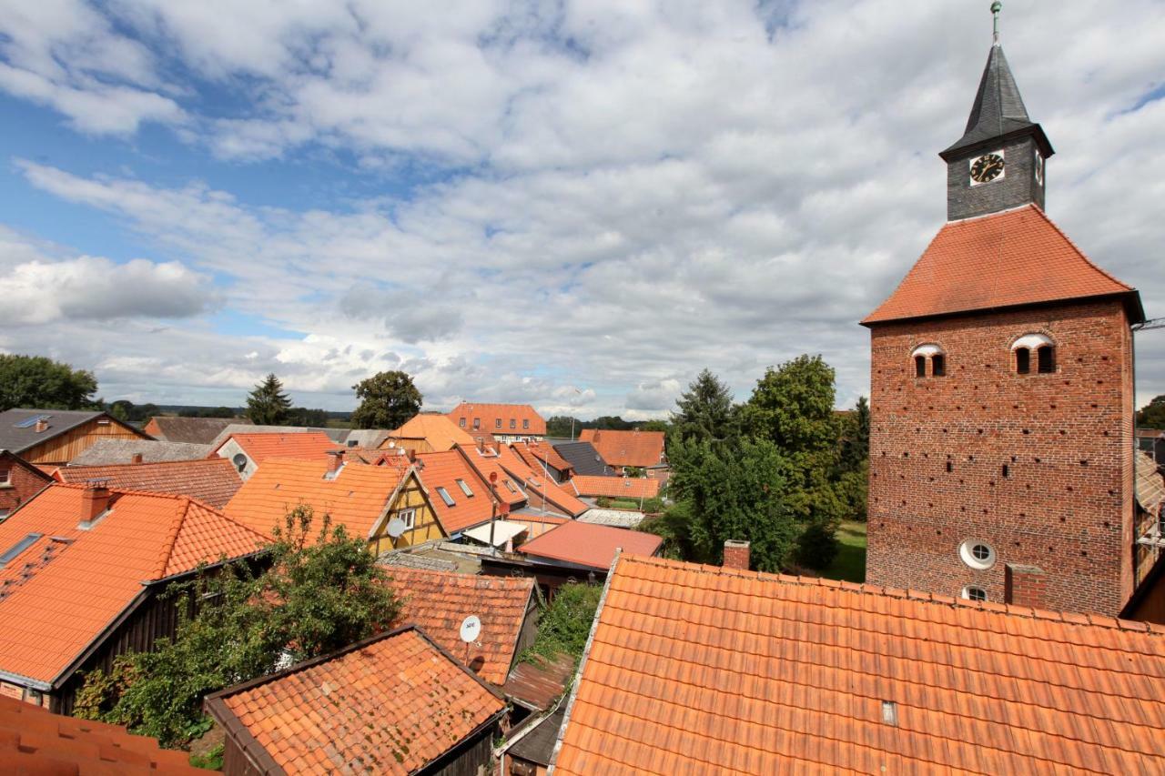 ホテル Alte Schule Schnackenburg エクステリア 写真